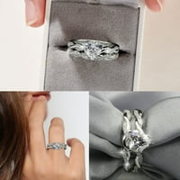 Srebrni prstenovi izbor izvrsnog dizajna modni dijamantni prsten lagani prsten Visoke kvalitete dijamantni prsten