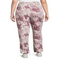 Como blu ženske plus size atlesiure supersoft joggers