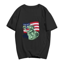 Ženska sloboda Re Flag majica crna majica