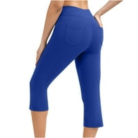 Ženske Capri hlače Plus size capri tajice duge omotane hlače lounge hlače sportske hlače Ležerne bešavne joga