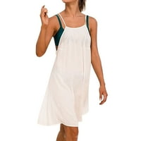 Haljine za žene dvodijelni kupaći kostim za plažu-bikini s dugom suknjom, košulja sa kremom za sunčanje, Plus