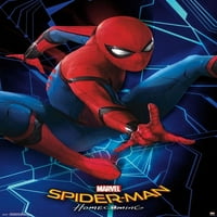 Povratak Spider-Man-a kući-ispis plakata u laminiranom obliku i okvir s paukom