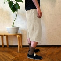 Muške Ležerne hlače, jednobojne široke hlače s elastičnom vrpcom