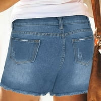 Yuwull ženske kratke hlače plus veličine jean kratke hlače, ljetne kratke hlače za žene trendovske žene casual