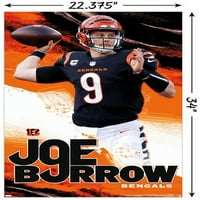 Cincinnati Bengals - plakat Joe Burrow Wall, 22.375 34