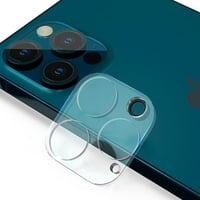 Zaštitnik objektiva za kameru kompatibilan s iPhoneom od kaljenog stakla, crni krug otporan na ogrebotine, pakiranje