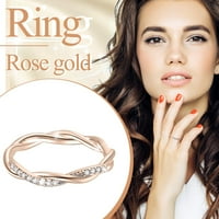 Dodaci za cirkonijeve prstenove za žene modni prstenovi za žene modni dijamantni prsten za žene prsten od ružičastog