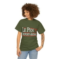 Grafička majica Marine Le Pen Nicolas Dupont-Aignan, Francuska predsjednica mn