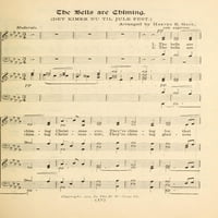 Zvona zvone, Emmanuel, ispis plakata božićne pjesme