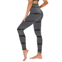 Ženske hlače na rasprodaji ženske casual joga hlače s printom Plus size široke ravne duge hlače visokog struka