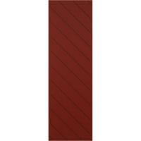 Rolete od PVC-a od dijagonale od 15 do 28 u modernom stilu s fiksnim nosačem, crvena paprika