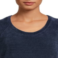 Vrijeme i trupe ženskog chenille pulover vrha
