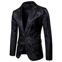 Muško odijelo od 2 komada opremljeno odijelo Blazer poslovna jakna za svadbene zabave kaput i hlače