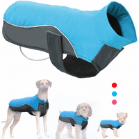 Reflektirajući zimski kaput za pse, sportski prsluk, jakne, odjeća za zimska odijela-plava, Veličina prsa:24,5-27,5
