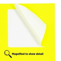 Oznake adrese za dostavu papira i omotnice, 4, 120 pakiranja, neonsko žuto