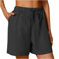 UUBLIK Ljetne kratke hlače za žene trening kratke hlače modno visoko struk brzo suho