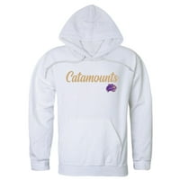 Sveučilište Western Carolina Catamounts Script Hoodie Twie majica Crni medij