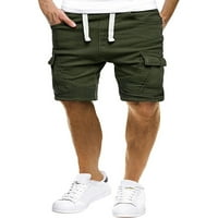 Muške ljetne kratke hlače klasičnog kroja, široke Mini hlače s vezicama, kratke hlače za vježbanje s volanima