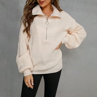 Ženski džemperi u obliku slova u-Novi Jednobojni Pokloni za žene, puloveri u obliku slova u obliku slova u za