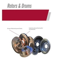 NewTek Automotive Disc Rotor Rotor se odabere: 2001- Chrysler PT Cruiser, 2005- Chrysler Sebring