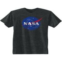 Muška klasična majica s grafičkim svemirskim logotipom na slici