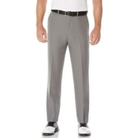 Muške golf hlače s ravnim prednjim dijelom s raširenim pojasom