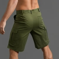 muške košarkaške kratke hlače muške ljetne jednobojne hlače s džepom na vezici labavi džepovi muške košarkaške