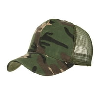 Xinqinghao sklopivi vanjski šešir prednje ploče za bejzbol kape za kapice vojske zeleno