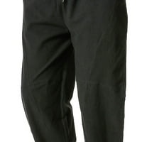 Badymincsl muške hlače zazor plus veličine muške posteljine pamuk labavi ležerni lagani elastični struk hlače