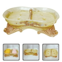 Posuda za sapun u europskom stilu, izvrsni ukrasni držač sapuna, kutija za sušenje sapuna s odvodom