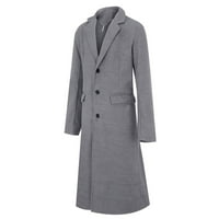 Muške jakne od donjeg dijela do donjeg dijela jesenskog kaputa kardigan gornja odjeća jakna siva, AA