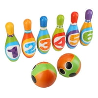 Set igračaka za kuglanje za malu djecu u zatvorenom, Punjena igračka za kuglanje za malu djecu od 1 godine