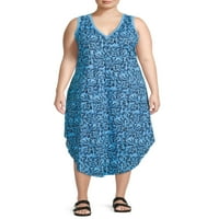 Terra & Sky Women's Plus Size V-izrez za rukava bez rukava bez rukava