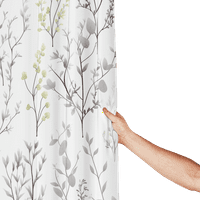 Akvarel cvjetna zavjesa za tuširanje moderan dizajn, vodoodbojna atraktivna moderna minimalistička bijela zavjesa