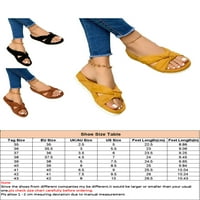 Ženske sandale s otvorenim nožnim prstima, ženske ljetne udobne ravne cipele veličine 5-10