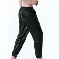 Muške trenirke, tanke jesensko-zimske jednobojne sportske kratke hlače s niskim strukom, ošišane hlače za rad
