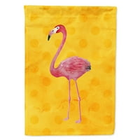 58187 Flamingo žuta zastava Polka Dot platno veličina kuće velika, višebojna