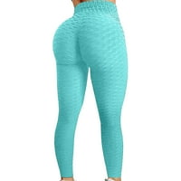Outfmvch joga hlače Tweatpants Žene za dizanje mjehurića vježba fitness trčanje visokog struka joga hlače teretane