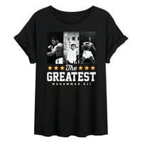 Muhammad Ali-boksačka Legenda-najveći prvak-savršena majica s istaknutim mišićima za juniore