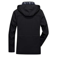 Muške zimske majice s kapuljačom na rasprodaji-topli džemper ležerna gornja odjeća s patentnim zatvaračem dugih