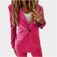 Ženski Blazer Plus Size Plus Modni vanjski casual karirani kaput s dugim rukavima na rasprodaji