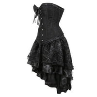 Taqqpue ženska steampunk korzeta suknja renesansna gotička korzeta haljina za žene gotičke burleske kostime bustier
