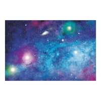 Natpis na pozadini svemirske galaksije-dekor za zabavu -