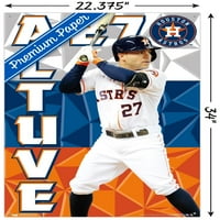 Houston Astros - Jose Altuve Wall Poster s push igle, 22.375 34