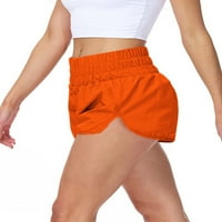 Cindysus žene casual elastični pojas kratkih dna kratke hlače dame meke joge vježba fitness svakodnevni dvostruki