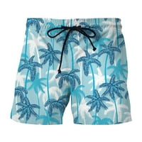 Muške tiskane kratke hlače Nove tropske havajske plaže modno prozračne ležerne hlače