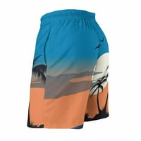 Muške kupaće gaće Moda slobodno vrijeme odmor na moru vruće 3-inčni digitalni tisak Mrežaste kratke hlače za plivanje