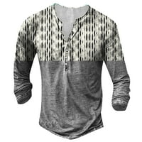 Modne muške košulje s dugim rukavima s vezom, proljetni i jesenski puloveri-Duksevi s dugim rukavima s printom