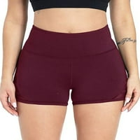 Capreze ljetni biciklističke kratke hlače za žene visoki struk znoj kratke hlače seksi trbuh kontrola joge sportske