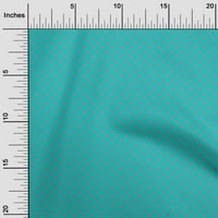 Oneoone pamuk je letio tkanina kvadratna geometrijska zanatska tkanina bty široka